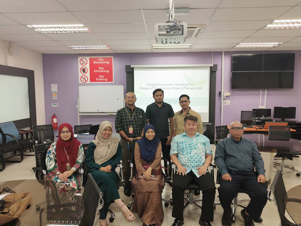 Bengkel Pemurnian Teaching Plan (TP) bagi Program Master of Construction Project Management, Fakulti Teknologi Kejuruteraan Awam, UMPSA yang telah diadakan pada 24 September 2024 bertempat di UMPSA Kampus Gambang